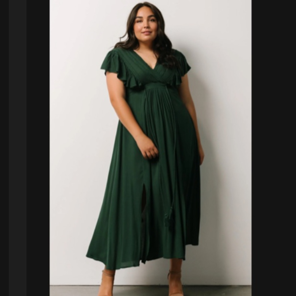 Jennifer Deep V Dress - XXL -Baltic Born